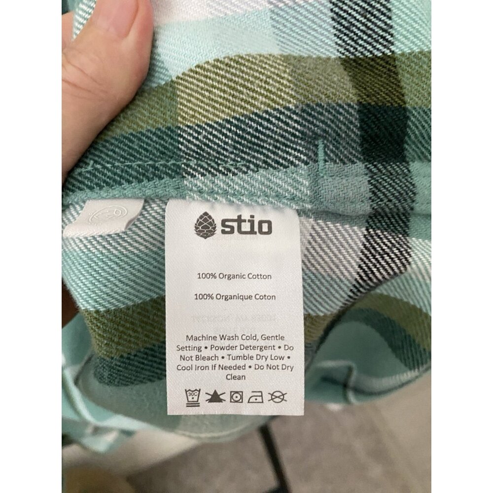 Stio Women’s Size large plaid Heavy flannel unlined jacket - Picture 10 of 11